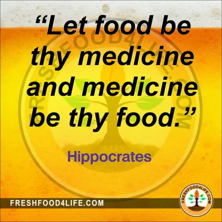 Friday Fresh Meme - food be thy medicine