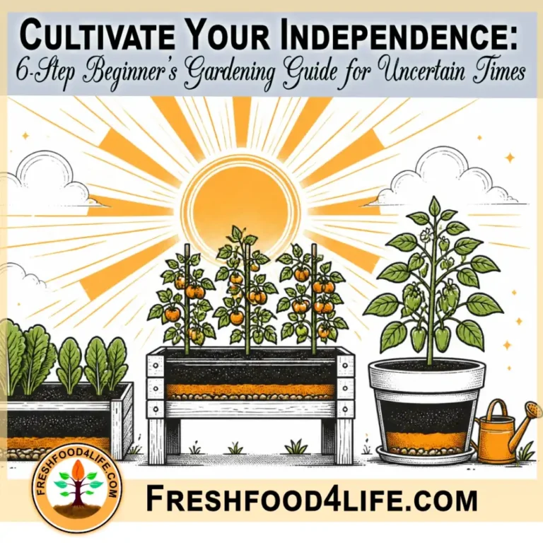 Cultivate Your Independence: The Essential 6-Step Beginner’s Gardening Guide for Uncertain Times